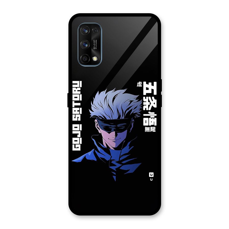 Gojo Sataru Smiles Glass Back Case for Realme 7 Pro