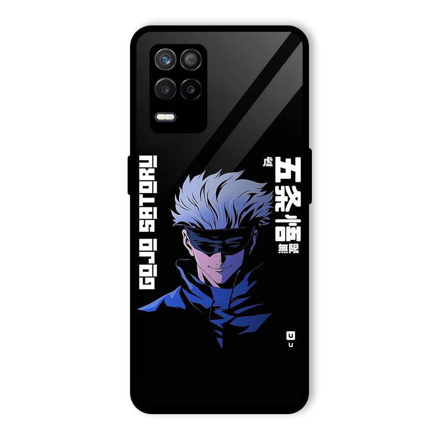 Gojo Sataru Smiles Glass Back Case for Realme 8s 5G
