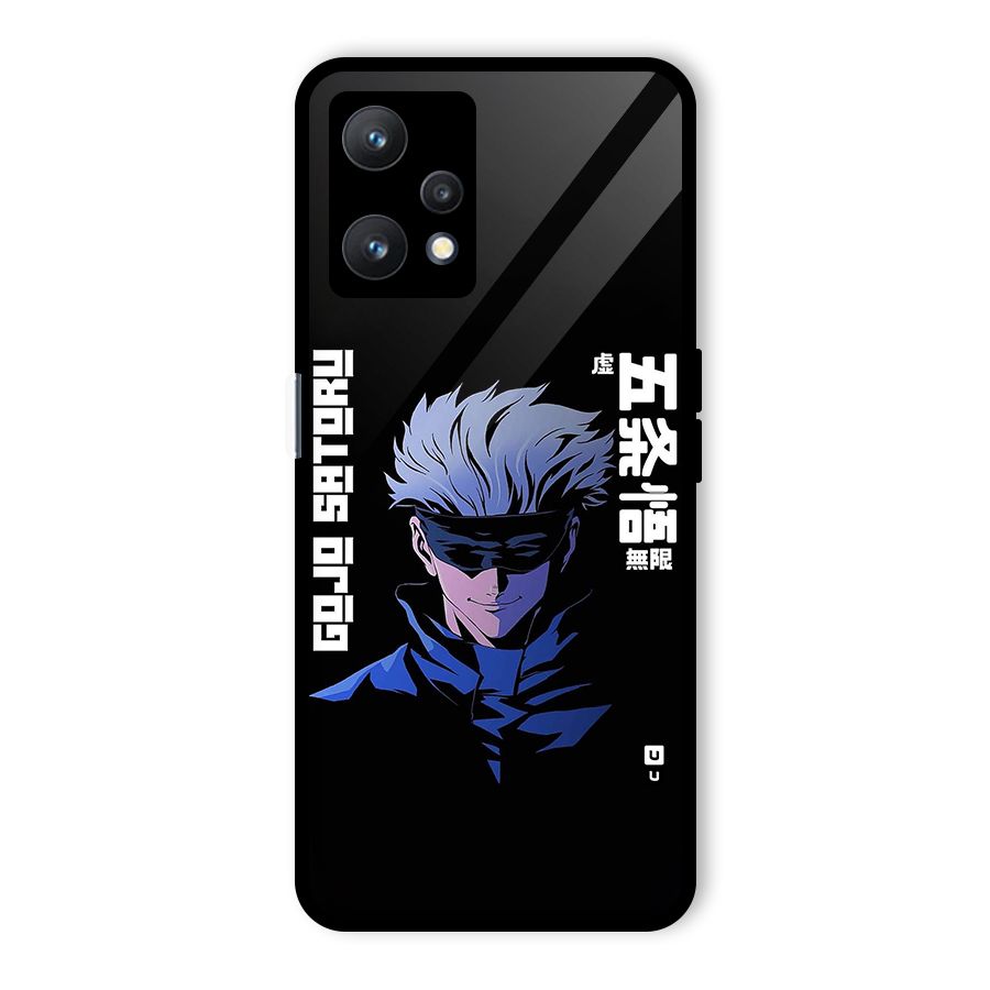 Gojo Sataru Smiles Glass Back Case for Realme 9 Pro 5G