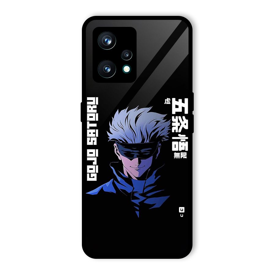 Gojo Sataru Smiles Glass Back Case for Realme 9 Pro Plus 5G