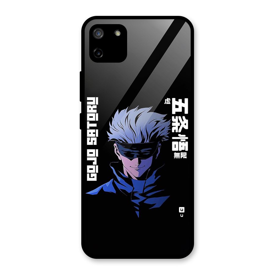 Gojo Sataru Smiles Glass Back Case for Realme C11
