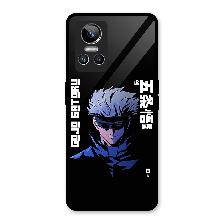 Gojo Sataru Smiles Glass Back Case for Realme GT Neo 3