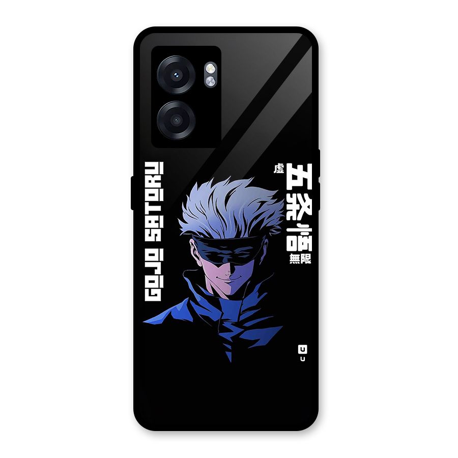 Gojo Sataru Smiles Glass Back Case for Realme Narzo 50 5G