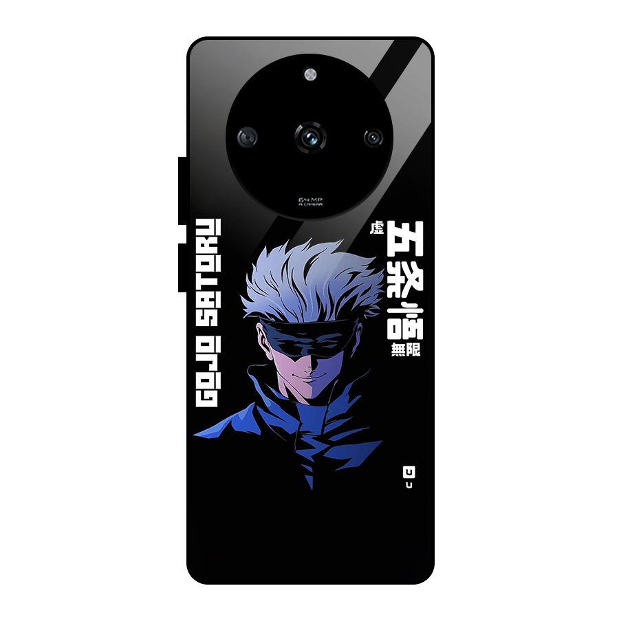 Gojo Sataru Smiles Glass Back Case for Realme Narzo 60 5G