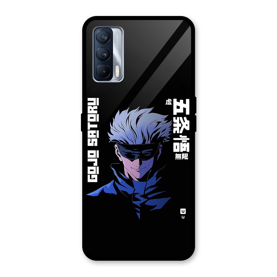 Gojo Sataru Smiles Glass Back Case for Realme X7