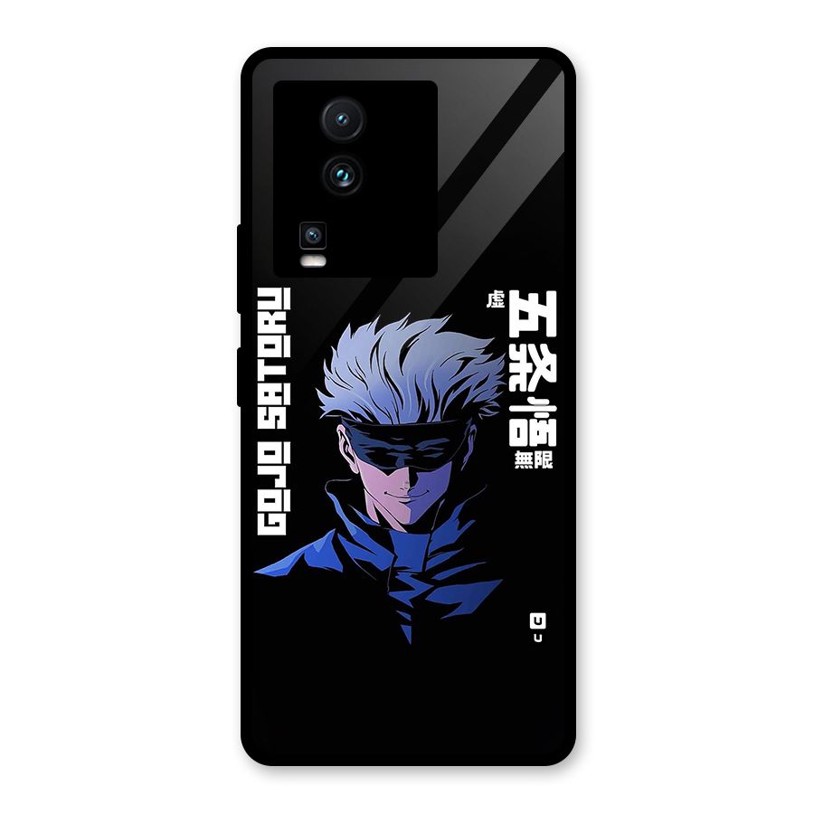 Gojo Sataru Smiles Glass Back Case for Vivo iQOO Neo 7 Pro