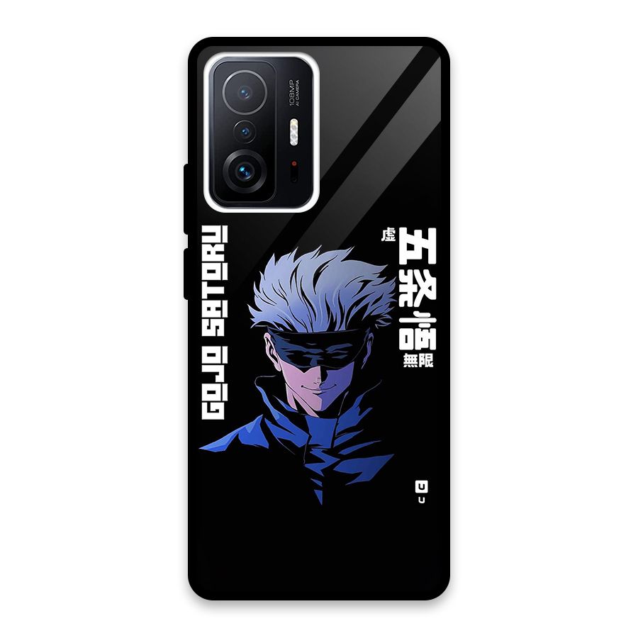Gojo Sataru Smiles Glass Back Case for Xiaomi 11T Pro