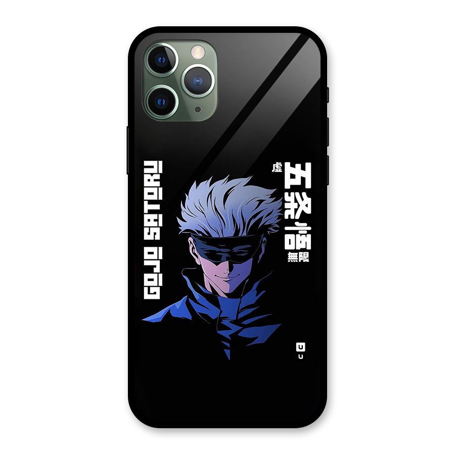 Gojo Sataru Smiles Glass Back Case for iPhone 11 Pro