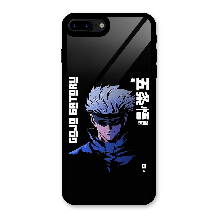 Gojo Sataru Smiles Glass Back Case for iPhone 7 Plus