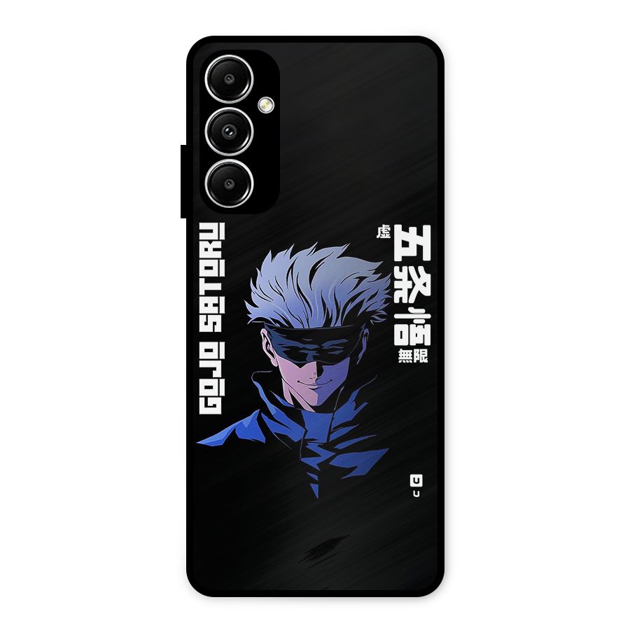 Gojo Sataru Smiles Metal Back Case for Galaxy A05s