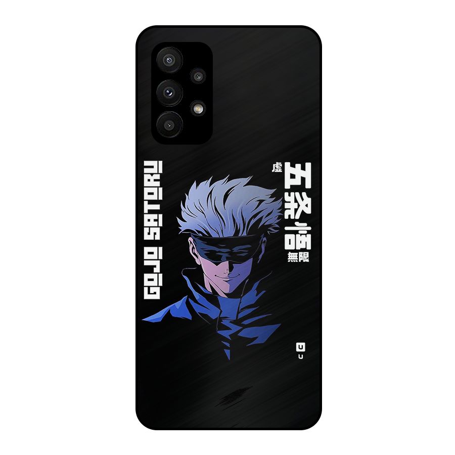 Gojo Sataru Smiles Metal Back Case for Galaxy A23