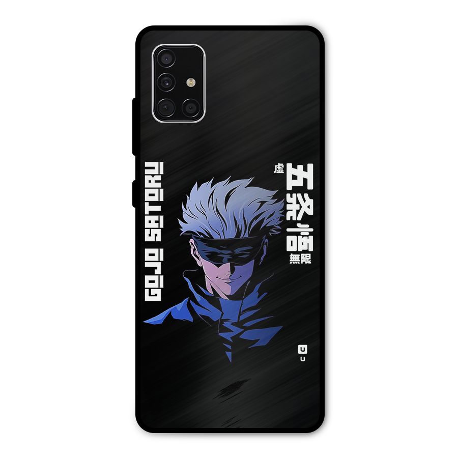 Gojo Sataru Smiles Metal Back Case for Galaxy A51