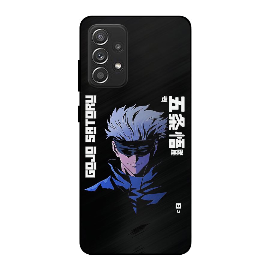Gojo Sataru Smiles Metal Back Case for Galaxy A52s 5G
