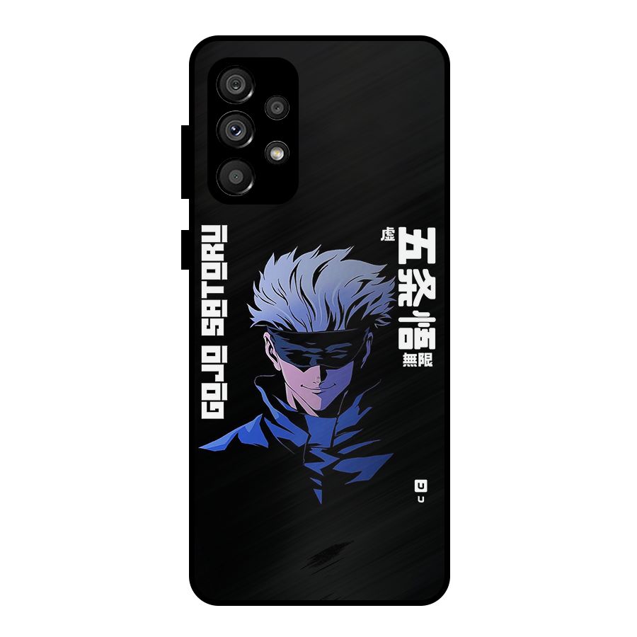 Gojo Sataru Smiles Metal Back Case for Galaxy A73 5G