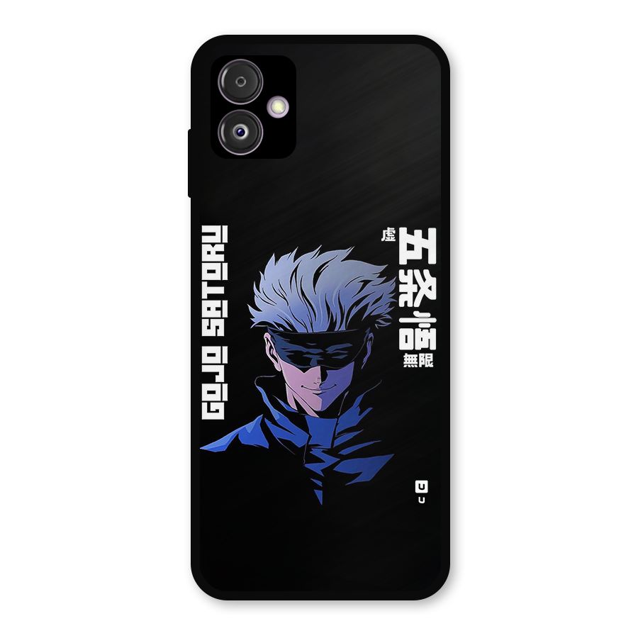 Gojo Sataru Smiles Metal Back Case for Galaxy F14