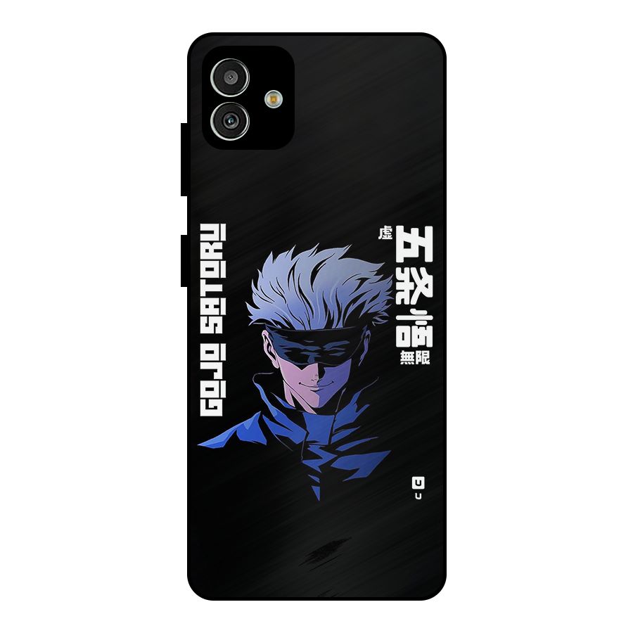 Gojo Sataru Smiles Metal Back Case for Galaxy M13 5G