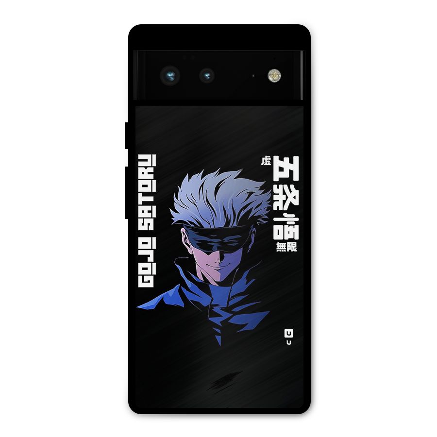 Gojo Sataru Smiles Metal Back Case for Google Pixel 6