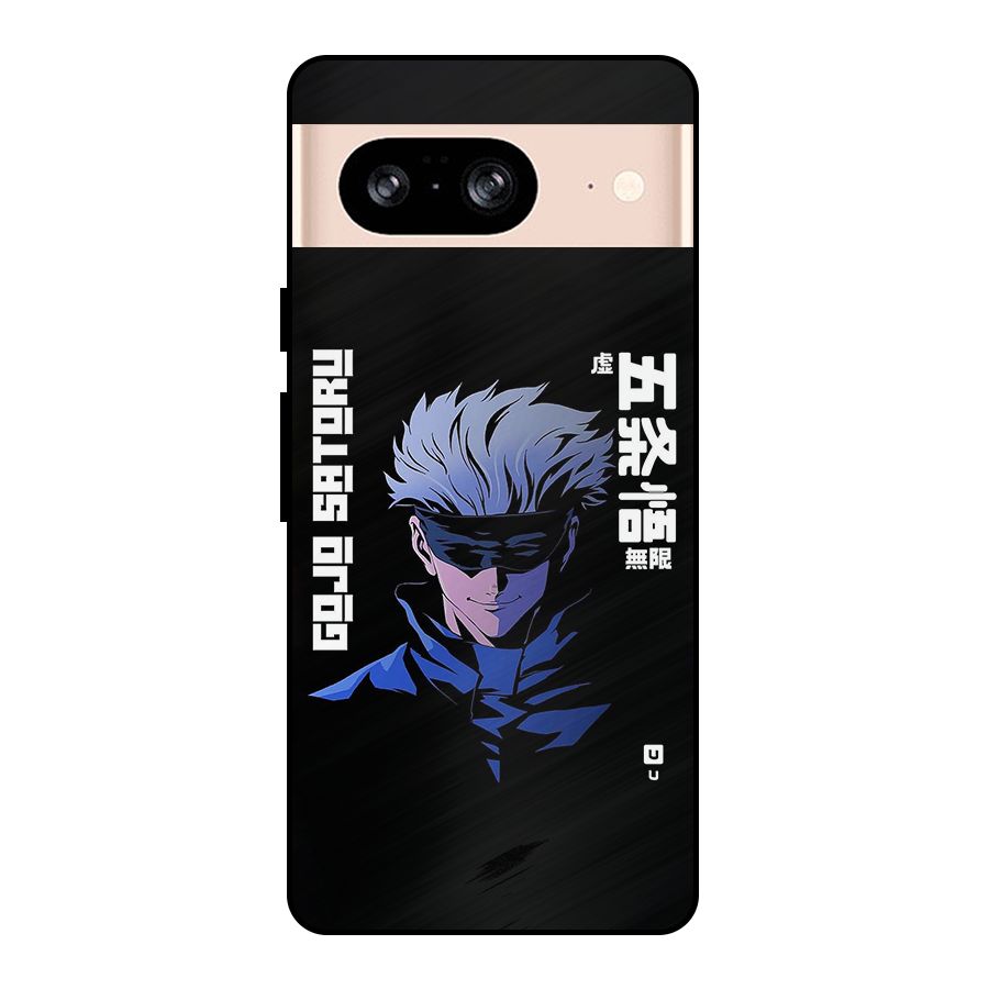 Gojo Sataru Smiles Metal Back Case for Google Pixel 8