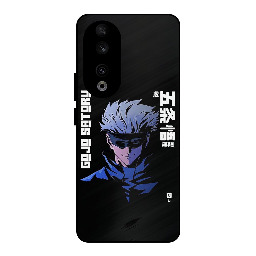 Gojo Sataru Smiles Metal Back Case for Honor 90