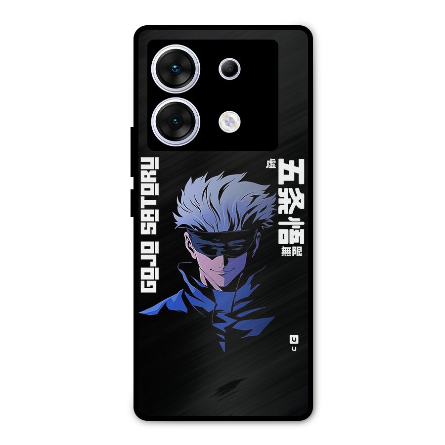 Gojo Sataru Smiles Metal Back Case for Infinix Zero 30 5G