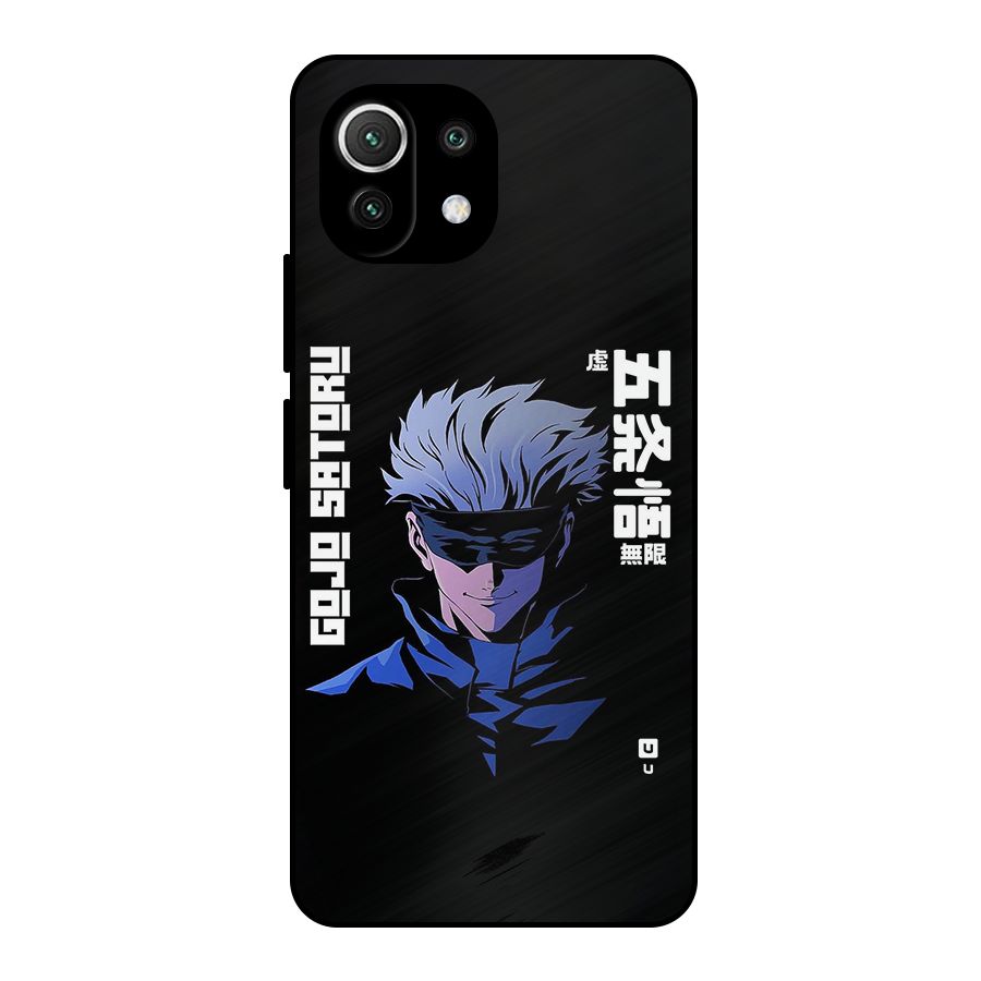 Gojo Sataru Smiles Metal Back Case for Mi 11 Lite