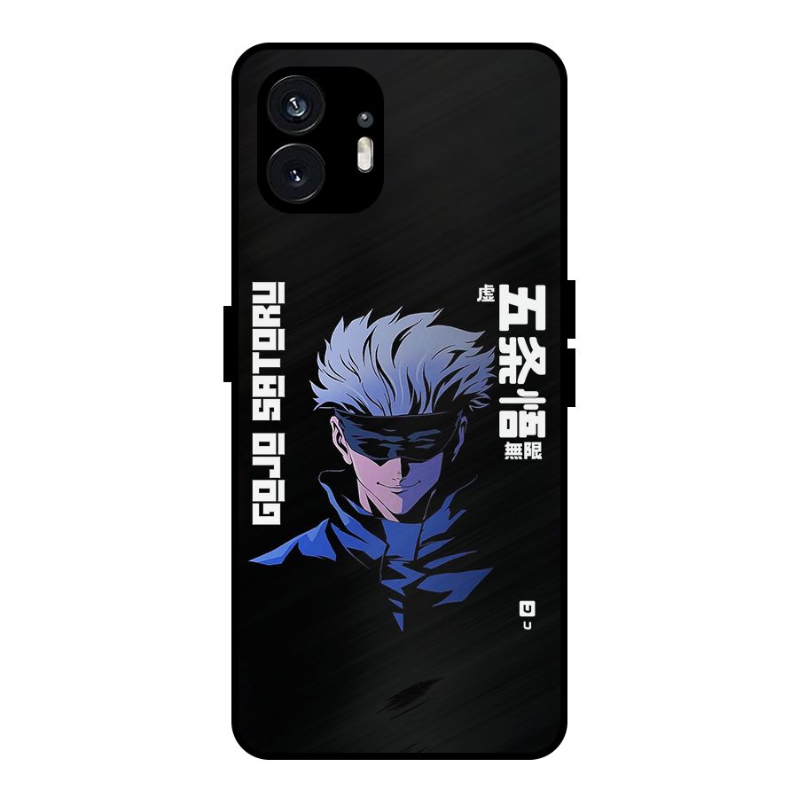 Gojo Sataru Smiles Metal Back Case for Nothing Phone 2