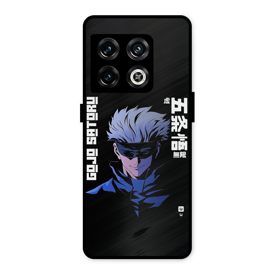 Gojo Sataru Smiles Metal Back Case for OnePlus 10 Pro 5G