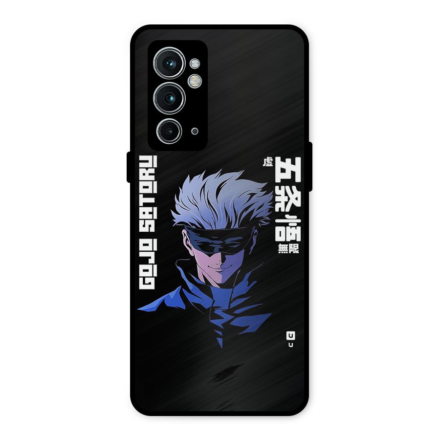 Gojo Sataru Smiles Metal Back Case for OnePlus 9RT 5G