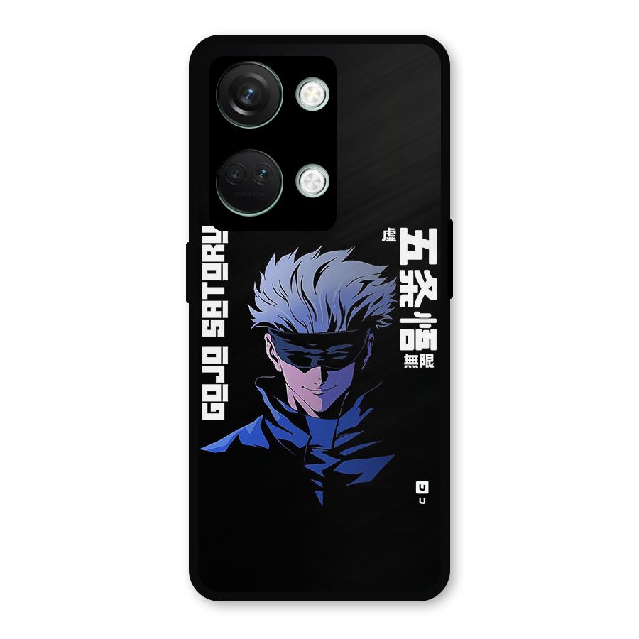 Gojo Sataru Smiles Metal Back Case for OnePlus Nord 3