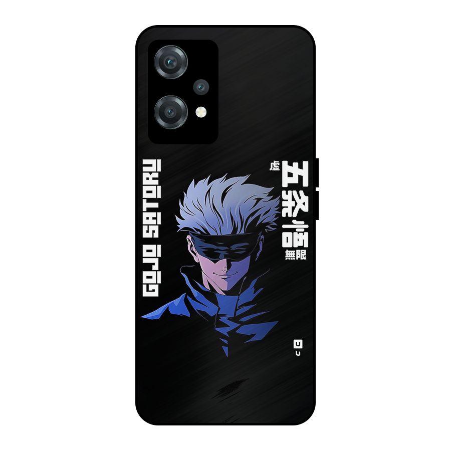 Gojo Sataru Smiles Metal Back Case for OnePlus Nord CE 2 Lite 5G