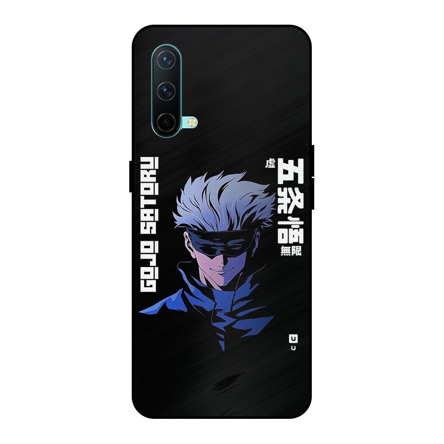 Gojo Sataru Smiles Metal Back Case for OnePlus Nord CE 5G
