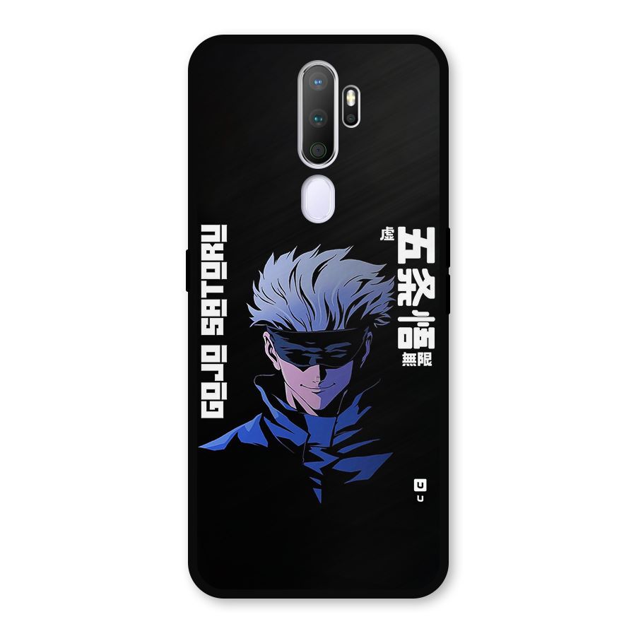 Gojo Sataru Smiles Metal Back Case for Oppo A5 (2020)