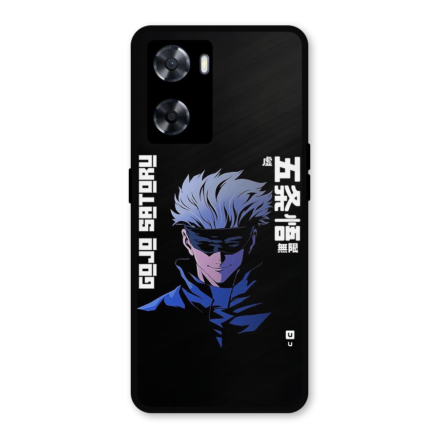 Gojo Sataru Smiles Metal Back Case for Oppo A77