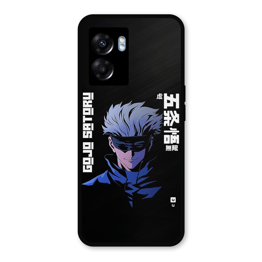 Gojo Sataru Smiles Metal Back Case for Oppo K10 (5G)