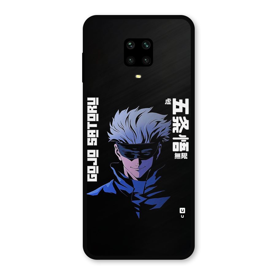 Gojo Sataru Smiles Metal Back Case for Poco M2