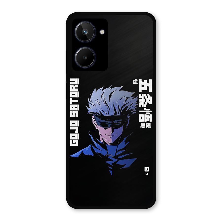 Gojo Sataru Smiles Metal Back Case for Realme 10