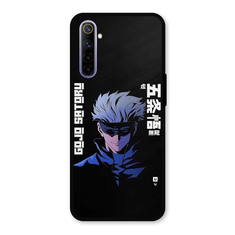 Gojo Sataru Smiles Metal Back Case for Realme 6i