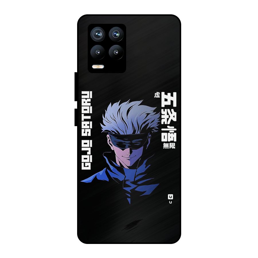 Gojo Sataru Smiles Metal Back Case for Realme 8