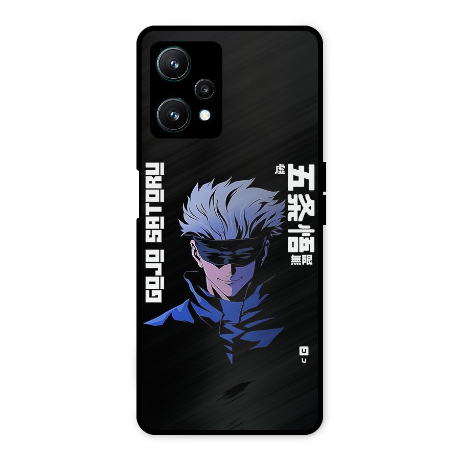 Gojo Sataru Smiles Metal Back Case for Realme 9 Pro 5G
