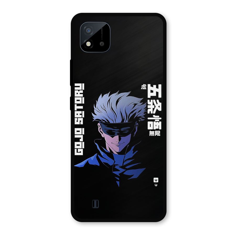 Gojo Sataru Smiles Metal Back Case for Realme C11 2021