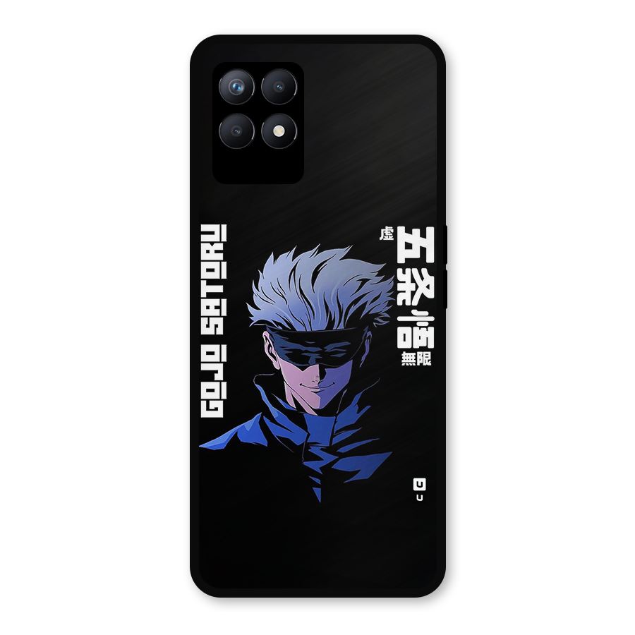 Gojo Sataru Smiles Metal Back Case for Realme Narzo 50
