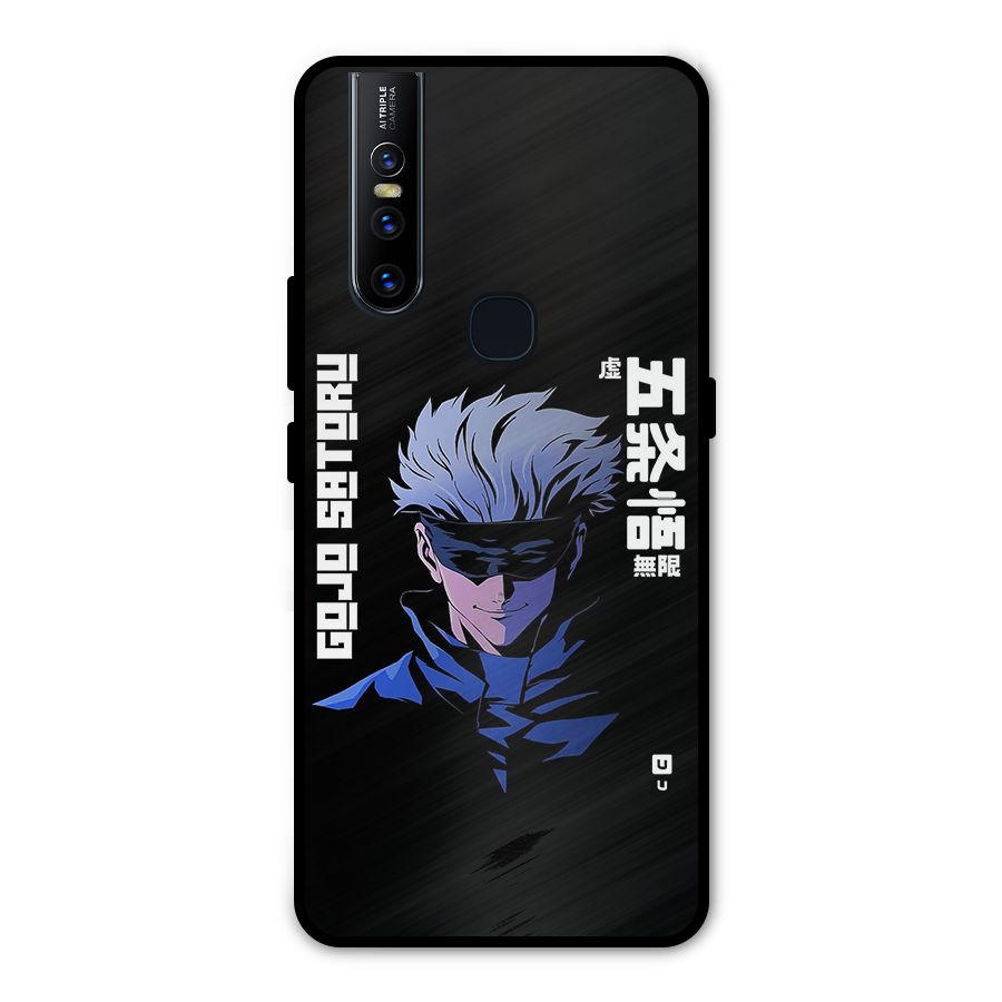 Gojo Sataru Smiles Metal Back Case for Vivo V15
