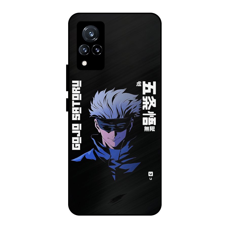 Gojo Sataru Smiles Metal Back Case for Vivo V21 5G