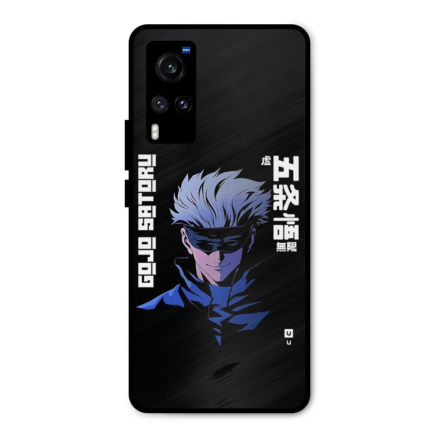 Gojo Sataru Smiles Metal Back Case for Vivo X60