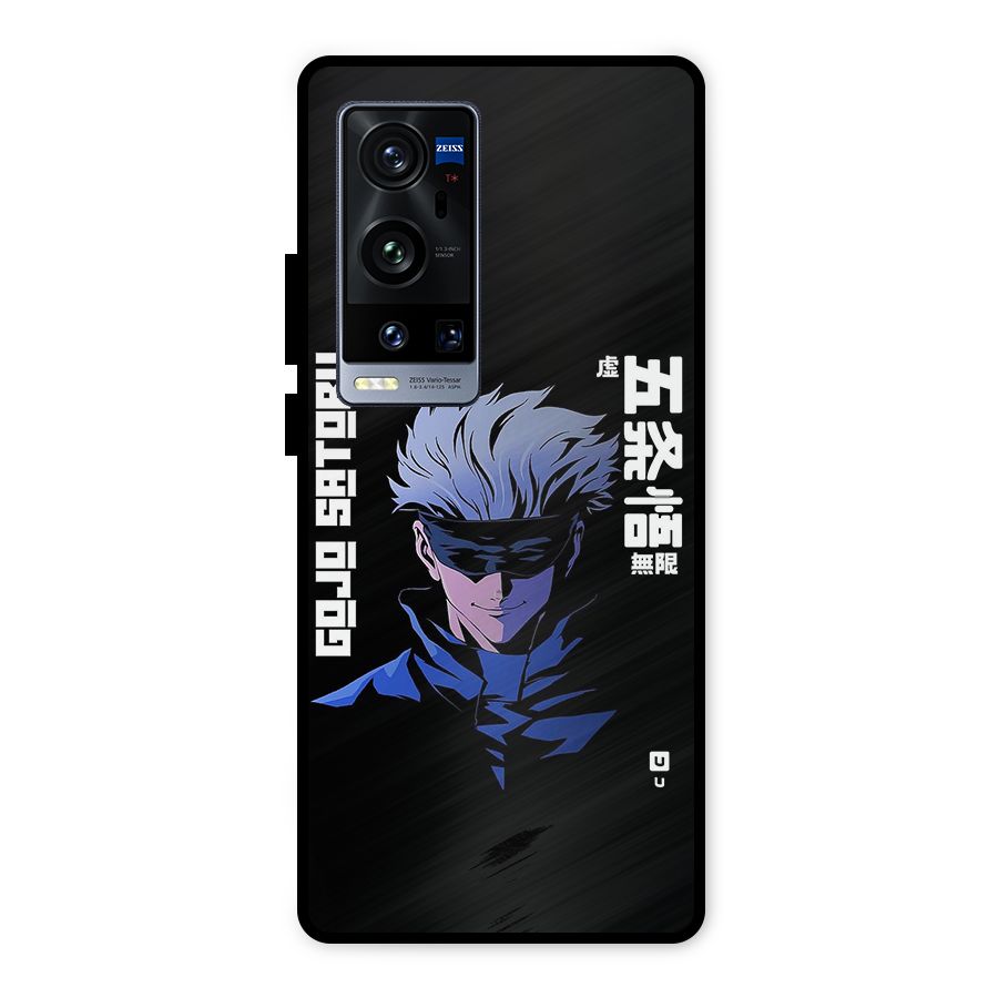 Gojo Sataru Smiles Metal Back Case for Vivo X60 Pro Plus