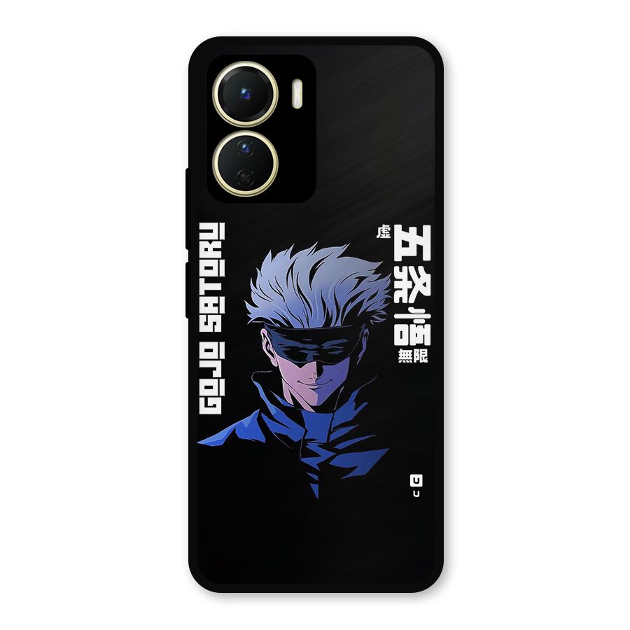 Gojo Sataru Smiles Metal Back Case for Vivo Y16