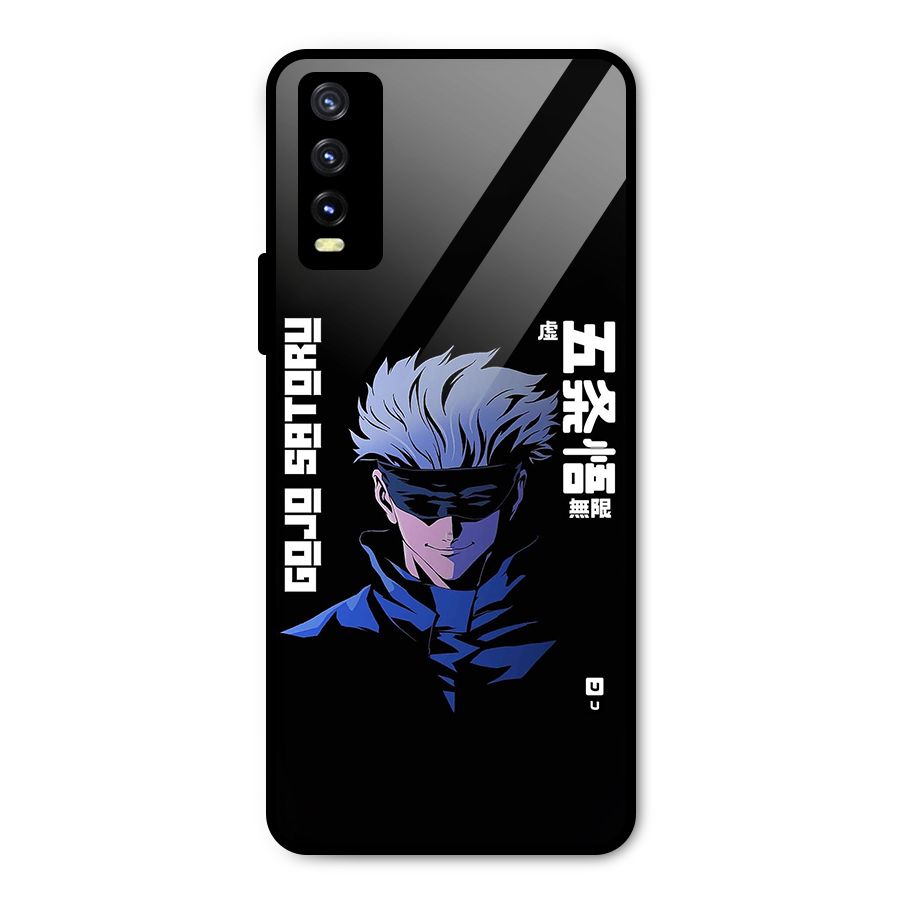 Gojo Sataru Smiles Metal Back Case for Vivo Y20g