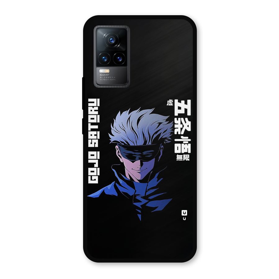 Gojo Sataru Smiles Metal Back Case for Vivo Y73