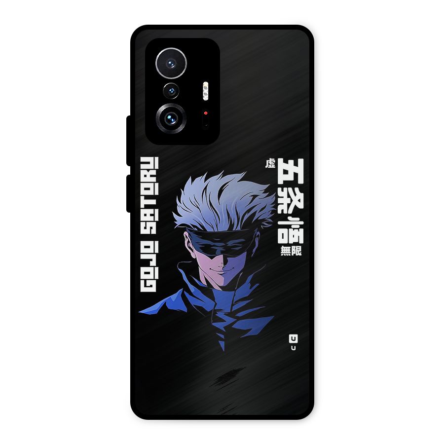 Gojo Sataru Smiles Metal Back Case for Xiaomi 11T Pro