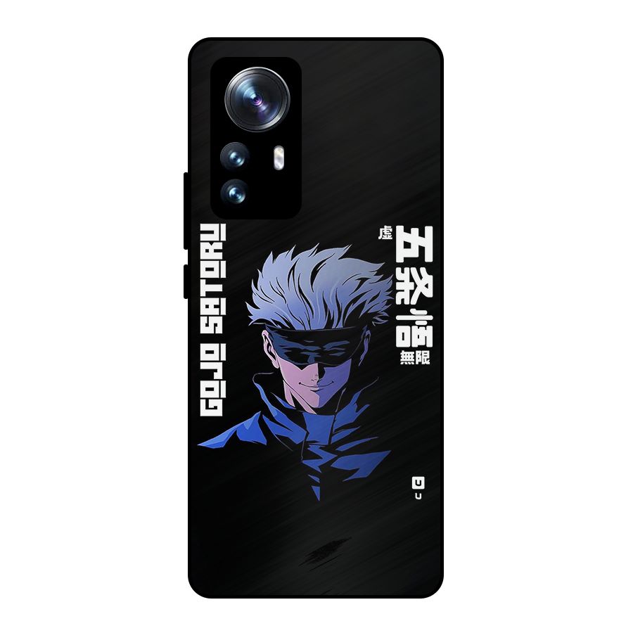 Gojo Sataru Smiles Metal Back Case for Xiaomi 12 Pro